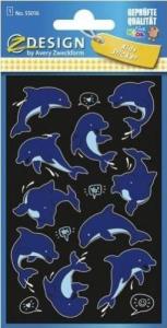 Zdesign Naklejki foliowe NEONowe - delfiny 1