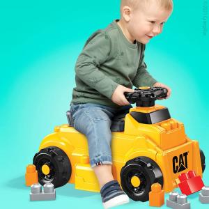 Mega Bloks Mega Bloks Mega Bloks CAT Build N Play Ride On Ride On (Yellow/Black) 4