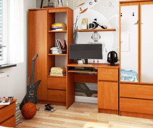 Biurko Fabryka Mebli Akord Piksel Olcha 90 cm x 50 cm 5