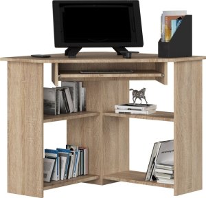 Biurko Fabryka Mebli Akord Ted Jasnobrązowe 80 cm x 80 cm 2