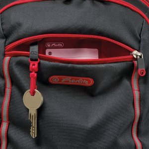 Herlitz Herlitz satchel Ultimate black/red 6