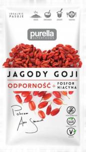 Purella Food Jagody Goji. Odporność. Fosfor + Niacyna 45 g 1