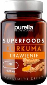 Purella Food Superfoods Kurkuma Trawienie 30,6 g - 60 kapsułek 1