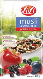 VIVI Musli owsiane polskie owoce 350 g 1