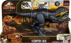 Figurka Mattel Mattel Jurassic World Battle Action Scorpios Rex Toy Figure HCB03 7