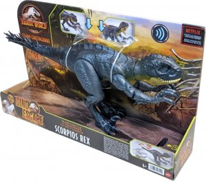Figurka Mattel Mattel Jurassic World Battle Action Scorpios Rex Toy Figure HCB03 8