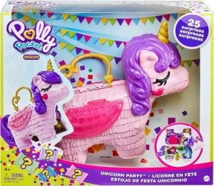 Figurka Mattel Polly Pocket Unicorn Party Game - GVL88 1