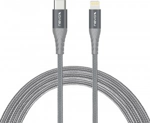 Kabel USB Nevox USB-C - Lightning 0.5 m Szary (1884) 1