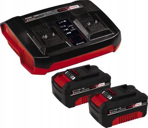 Einhell Einhell 2x 4.0Ah & Twincharger Kit, Set (black/red) 1