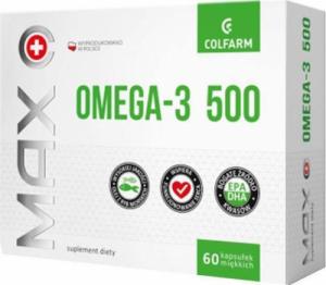 Colfarm Max Omega 3 60 kapsułek miękkich 1