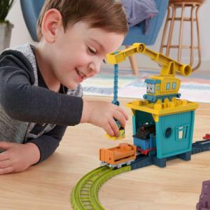Mattel Tomek i Przyjaciele. Dźwig + zestaw torów 8