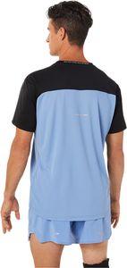 Asics Koszulka męska Race SS Top Performance black/blue harmony r.S 2