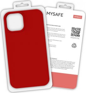 Mysafe MYSAFE ETUI SILIKONOWE SAMSUNG GALAXY S21 PLUS CZERWONY PUDEŁKO 1