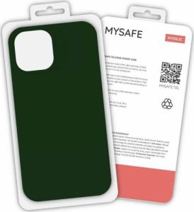 Mysafe MYSAFE ETUI SILIKONOWE IPHONE 13 PRO MAX CIEMNOZIELONY PUDEŁKO 1