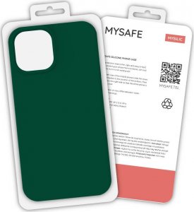 Mysafe MYSAFE ETUI SILIKONOWE SAMSUNG GALAXY S21 PLUS CIEMNOZIELONY PUDEŁKO 1