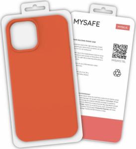 Mysafe MYSAFE ETUI SILIKONOWE IPHONE 11 PRO POMARAŃCZOWY PUDEŁKO 1