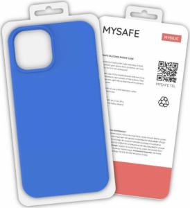 Mysafe MYSAFE ETUI SILIKONOWE IPHONE 11 PRO MAX NIEBIESKI PUDEŁKO 1