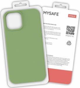 Mysafe MYSAFE ETUI SILIKONOWE IPHONE 13 MINI PISTACJA PUDEŁKO 1