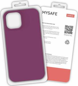 Mysafe MYSAFE ETUI SILIKONOWE IPHONE 13 PRO MAX FIOLET PUDEŁKO 1