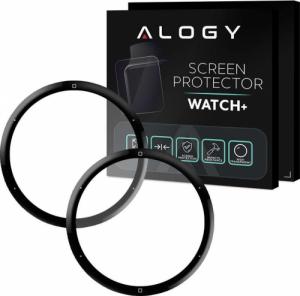 Alogy Alogy 2x Szkło na smartwatch elastyczne 3D do Garmin Venu 2s 40mm Black uniwersalny 3