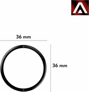 Alogy Alogy 2x Szkło na smartwatch elastyczne 3D do Garmin Venu 2s 40mm Black uniwersalny 5