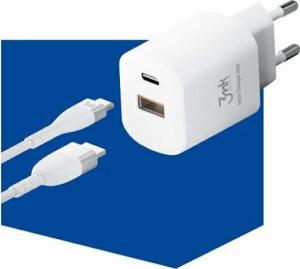 Ładowarka 3MK Hyper Charger 20W Biały 1x USB-A 1x USB-C 3 A 4