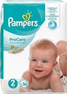 Pampers Pieluszki ProCare 2, 3-6 kg, 216 szt. 2