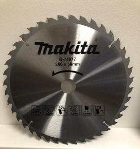 Makita MAKITA PIŁA TARCZOWA 260x30x 40z MD-74077 1