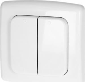 Orno ORNO SMART HOME WŁĄCZNIK PODWÓJNY NATYNKOWY Z NADAJNIKIEM RADIOWYM OR-SH-1751 2