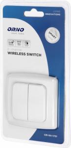 Orno ORNO SMART HOME WŁĄCZNIK PODWÓJNY NATYNKOWY Z NADAJNIKIEM RADIOWYM OR-SH-1751 3