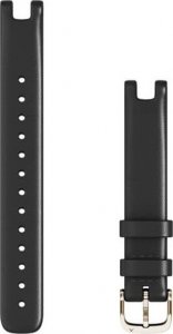 Garmin Pasek skórzany na nadgarstek - seria Lily (czarny / kremowozłota sprzączka) (010-13068-A1) 1