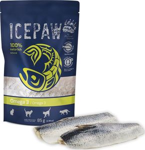 Icepaw ICEPAW Cat Omega3 Łosoś i śledź dla kotów 85g - 85g 2