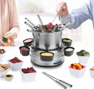 Princess Princess Rodzinny zestaw do fondue, 800 w, stal nierdzewna, szary 7