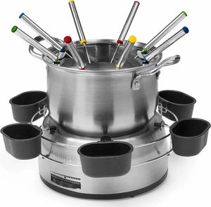 Princess Princess Rodzinny zestaw do fondue, 800 w, stal nierdzewna, szary 9