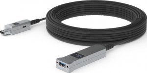 Kabel USB Huddly USB-A - USB-A 15 m Czarny (7090043790436) 1