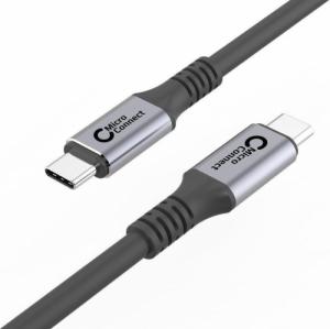 Kabel USB MicroConnect USB-C - USB-C 2 m Czarno-srebrny (USB3.2CC2) 1