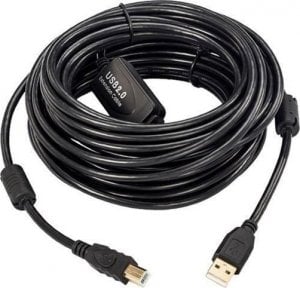 Kabel USB MicroConnect USB-A - USB-B 10 m Czarny (USBAB10B-ACTIVE) 1