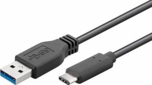 Kabel USB MicroConnect USB-A - USB-C 0.25 m Czarny (USB3.2CA0.25) 1