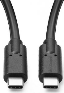 Kabel USB MicroConnect USB-C - USB-C 0.25 m Czarny (USB3.2CC0.25) 2