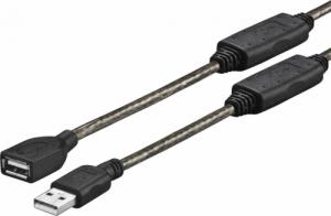Kabel USB VivoLink USB-A - USB-A 5 m Czarny (PROUSBAAF5) 1
