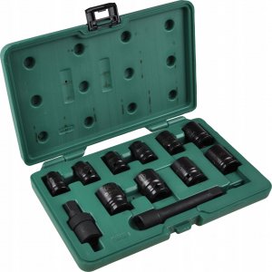 SATA SATA ZESTAW NASADEK UDAROWYCH 1/2" 12cz. GL09009SJ 8