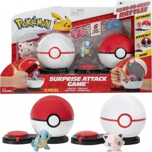 Jazwares POKEMON ATAK Z ZASKOCZENIA SQUIRTLE JIGGLYPUFF 1