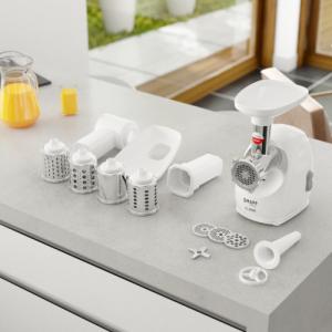 Maszynka do mielenia mięsa Smapp Maszynka do mielenia 489.81 z szatkownicą biała 2