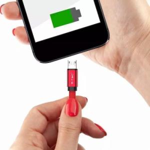 Kabel USB V-TAC USB-A - microUSB 1 m Czerwony (1_778213) 4