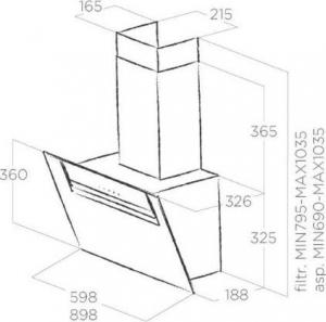 Okap Elica Elica Okap SHEEN S BL/A/60 2