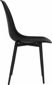 vidaXL Krzesła stołowe, 6 szt., czarne, PP 5