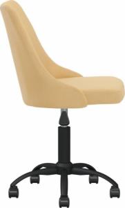 Krzesło biurowe vidaXL Żółte 4