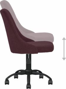 Krzesło biurowe vidaXL Fioletowe 5
