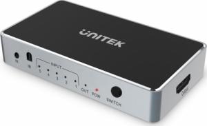 Unitek Unitek Przełącznik sygnału HDMI 1.4b 5 IN-1 OUT 4K 1