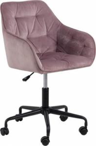 Krzesło biurowe Selsey Dianerco Różowe 1